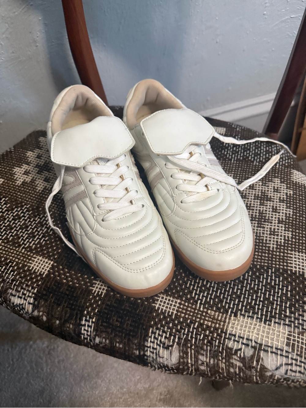 Steve Madden Madrid Women White Sneakers 9.5
